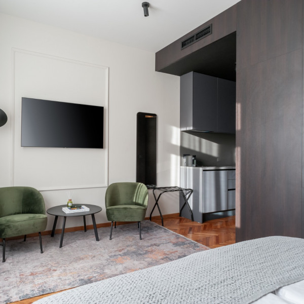 Dnevni boravak, LOOX boutique apartments, LOOX apartmani u centru Zagreba Zagreb