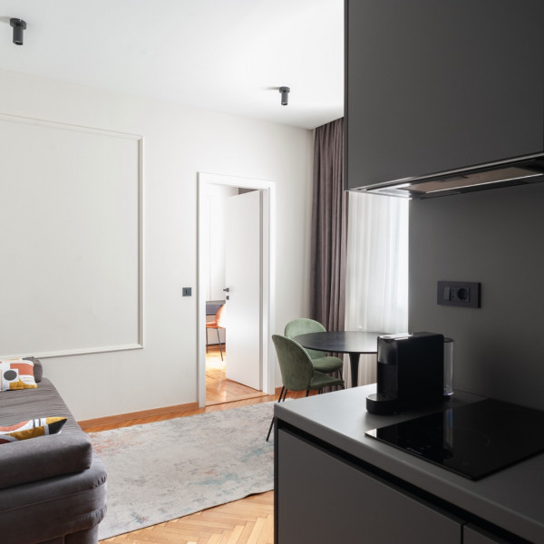 Dnevni boravak, LOOX boutique apartments, LOOX apartmani u centru Zagreba Zagreb