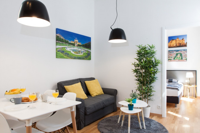 One bedroom Suite 2, LOOX apartments in the center of Zagreb, Croatia Zagreb