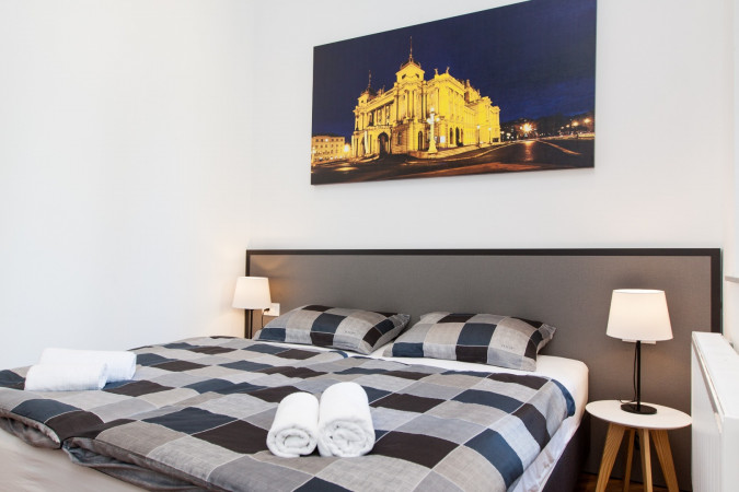 One bedroom Suite 1, LOOX apartments in the center of Zagreb, Croatia Zagreb