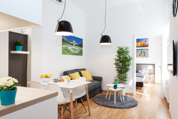 One bedroom Suite 2, LOOX apartments in the center of Zagreb, Croatia Zagreb