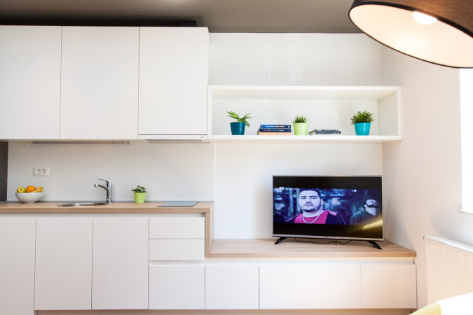 One bedroom Suite 1, LOOX apartments in the center of Zagreb, Croatia Zagreb